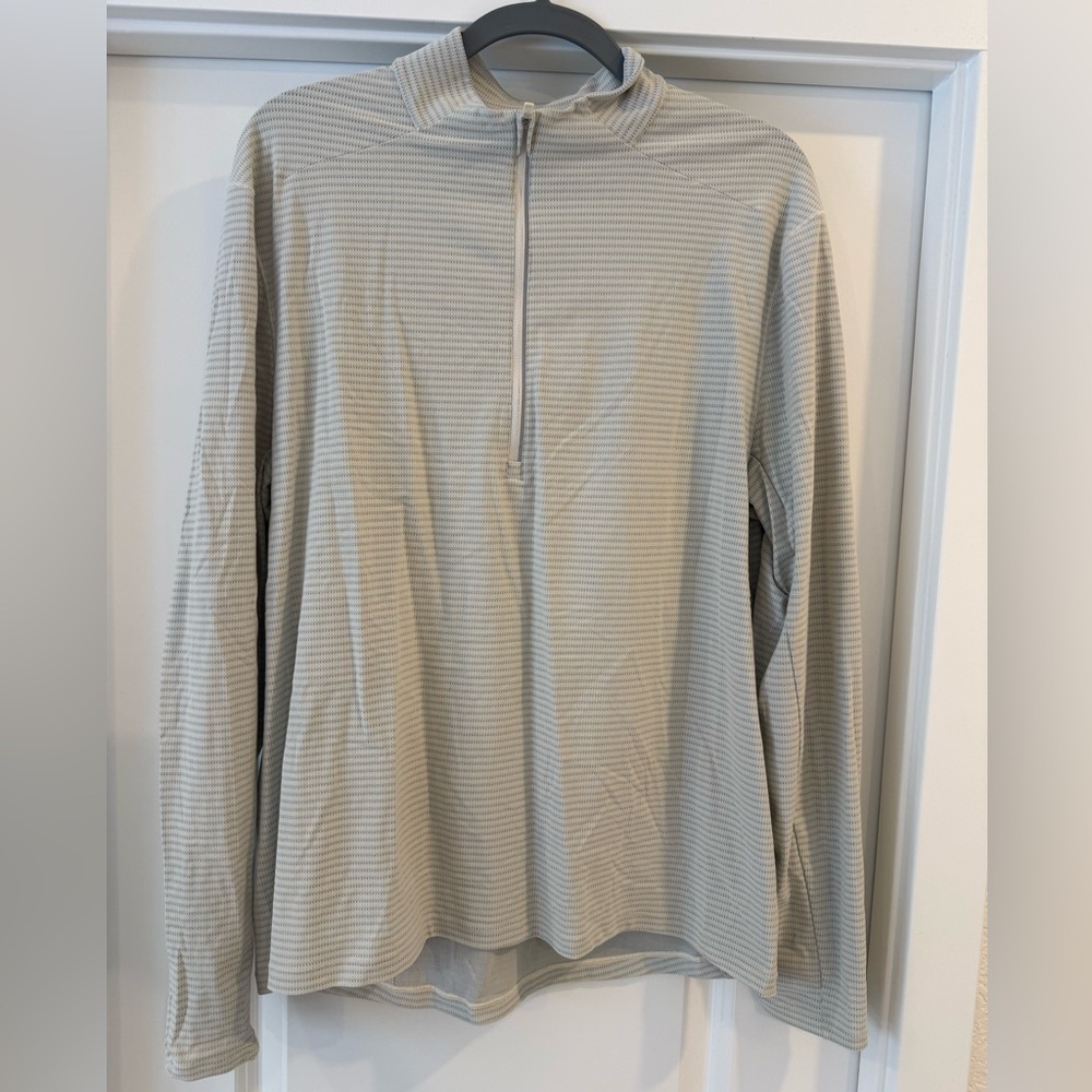 Lululemon Athletica Men's Surge Gray Half Zip